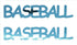 Custom-Buzz Word - BASEBALL Blue Sky