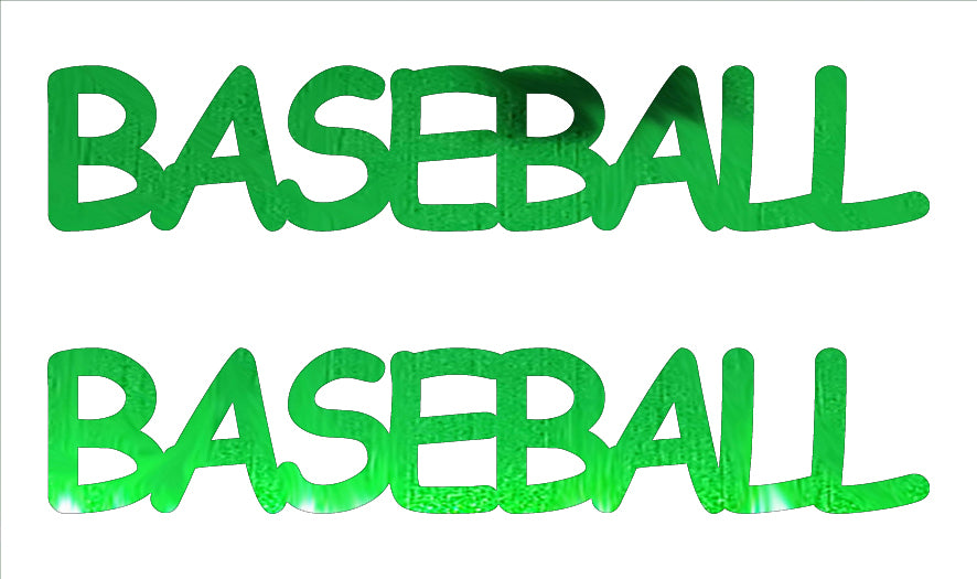 Custom-Buzz Word - BASEBALL Green