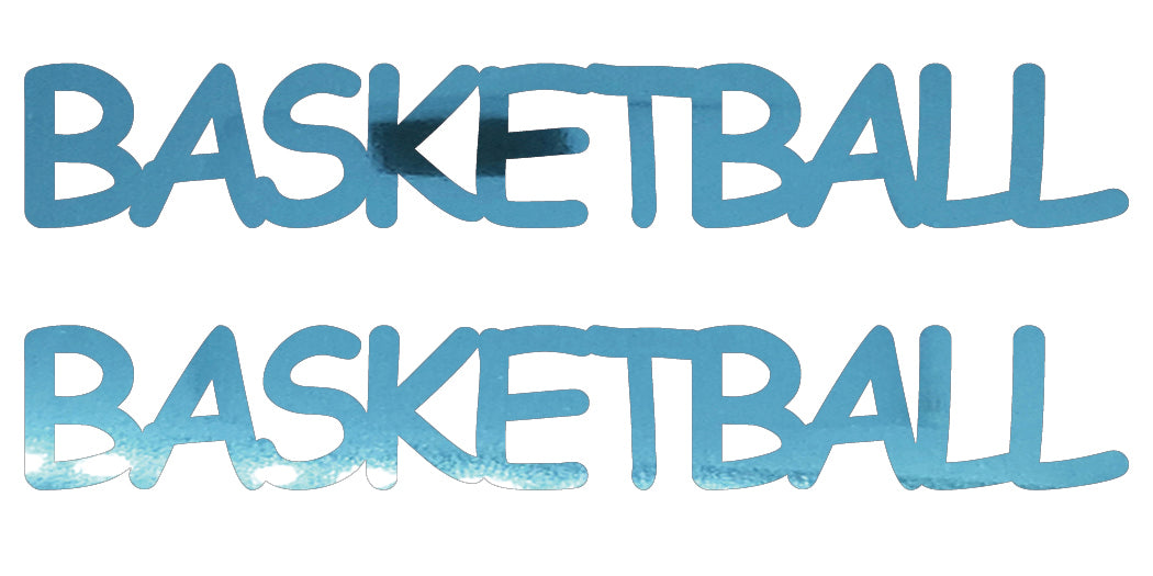 Custom-Buzz Word - BASKETBALL Blue Sky