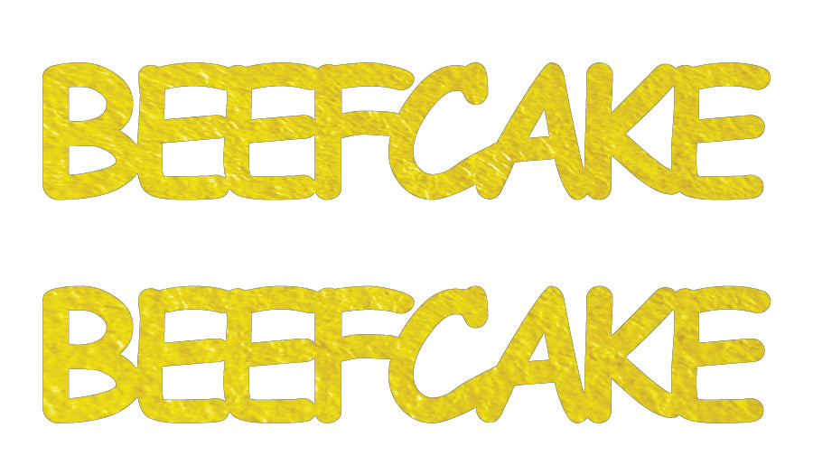 Custom-Buzz Word - BEEFCAKE Yellow Paper