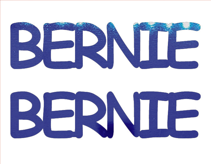 Custom-Buzz Word - BERNIE Blue Royal