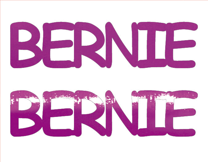 Custom-Buzz Word - BERNIE Fuchsia