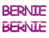 Custom-Buzz Word - BERNIE Fuchsia