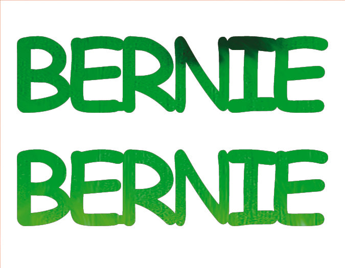 Custom-Buzz Word - BERNIE Green