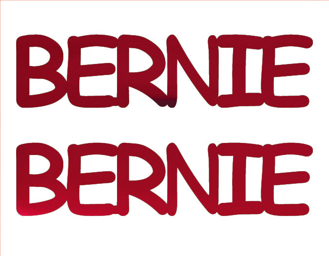 Custom-Buzz Word - BERNIE Red