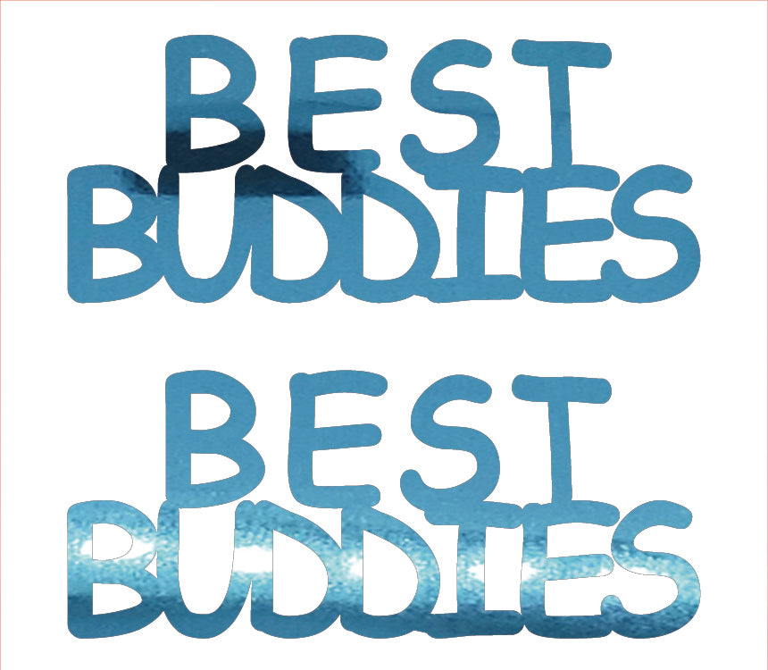 Custom-Buzz Word - BEST BUDDIES Blue Sky