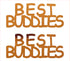 Custom-Buzz Word - BEST BUDDIES Orange