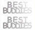 Custom-Buzz Word - BEST BUDDIES Silver