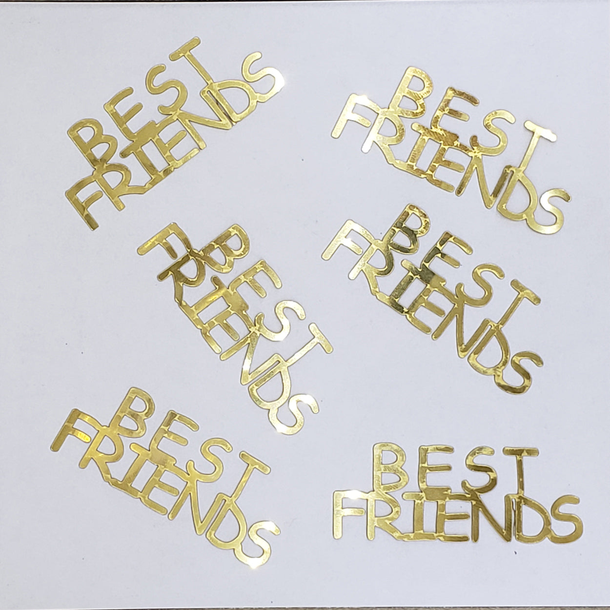 Custom-Buzz Word - BEST FRIENDS Gold