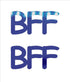 Custom-Buzz Word - BFF Blue Royal