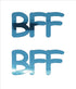 Custom-Buzz Word - BFF Blue Sky