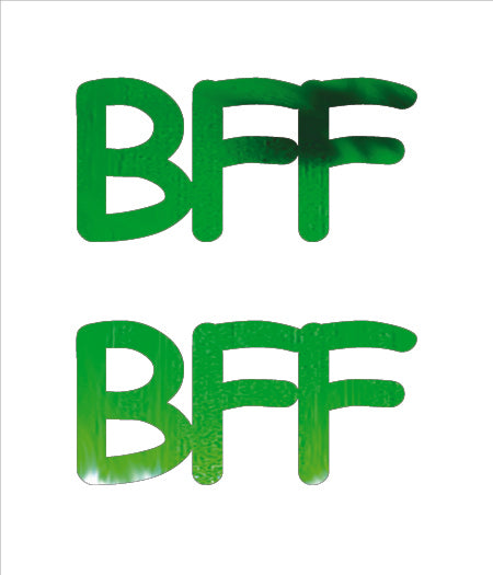 Custom-Buzz Word - BFF Green