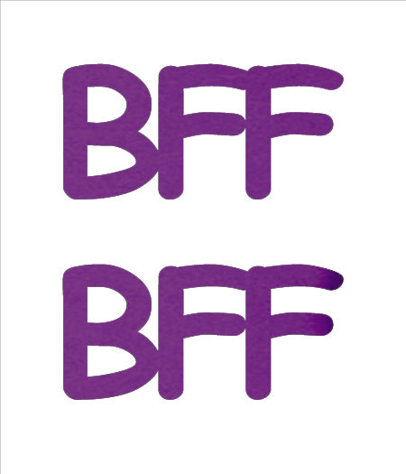 Custom-Buzz Word - BFF Purple