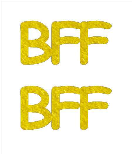 Custom-Buzz Word - BFF Yellow Paper