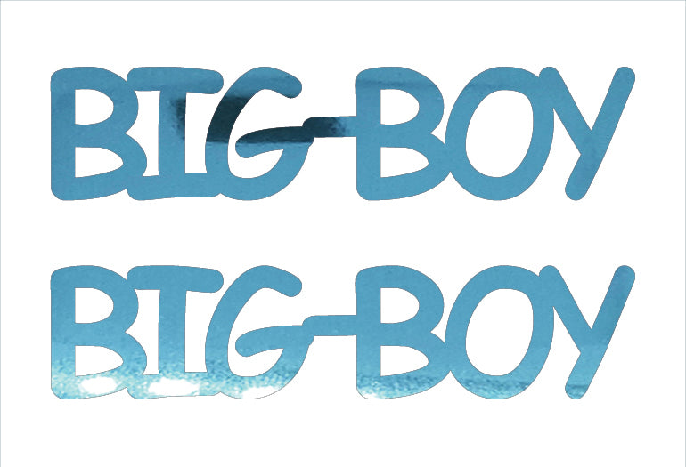 Custom-Buzz Word - BIG BOY Blue Sky