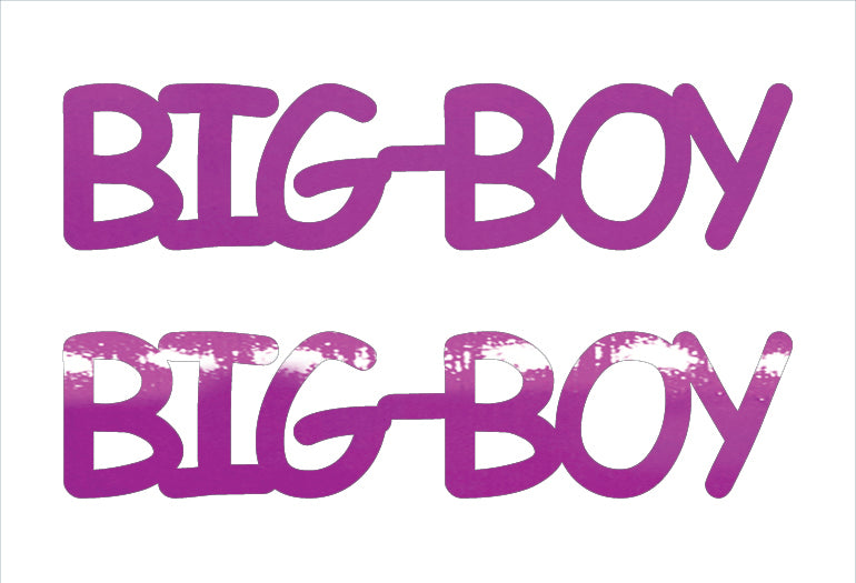 Custom-Buzz Word - BIG BOY Fuchsia