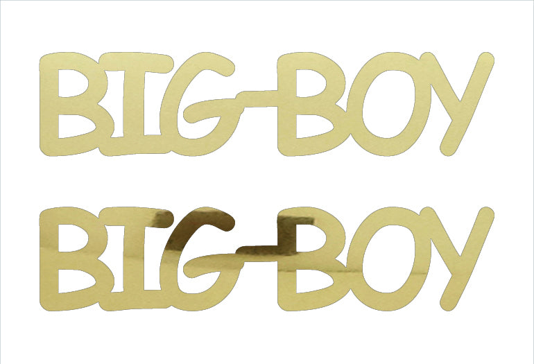 Custom-Buzz Word - BIG BOY Gold