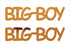 Custom-Buzz Word - BIG BOY Orange