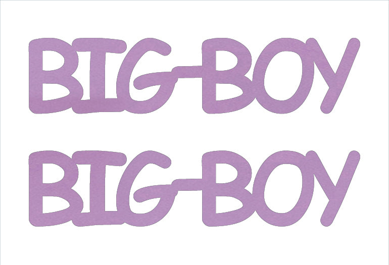 Custom-Buzz Word - BIG BOY Pink