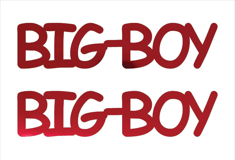 Custom-Buzz Word - BIG BOY Red