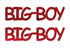 Custom-Buzz Word - BIG BOY Red