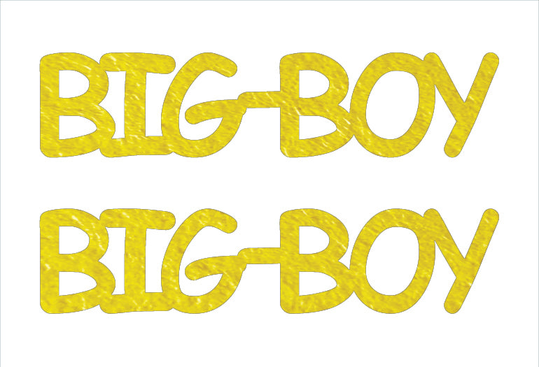 Custom-Buzz Word - BIG BOY Yellow Paper