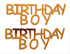 Custom-Buzz Word - BIRTHDAY BOY Orange