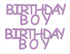 Custom-Buzz Word - BIRTHDAY BOY Pink