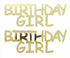 Custom-Buzz Word - BIRTHDAY GIRL Gold