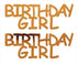 Custom-Buzz Word - BIRTHDAY GIRL Orange