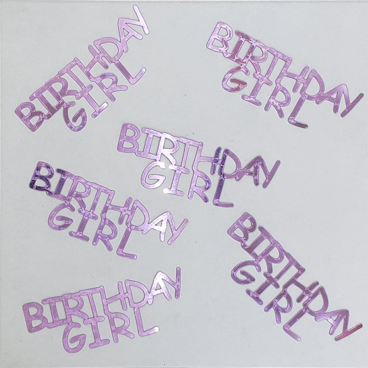 Custom-Buzz Word - BIRTHDAY GIRL Pink