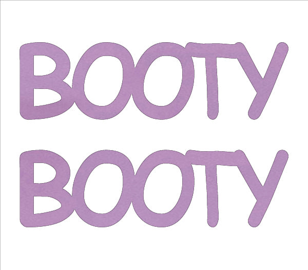 Custom-Buzz Word - BOOTY Pink