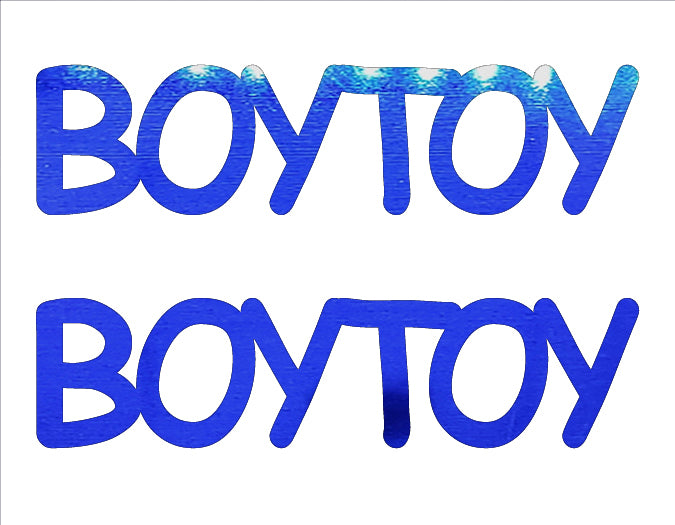 Custom-Buzz Word - BOY TOY Blue Royal