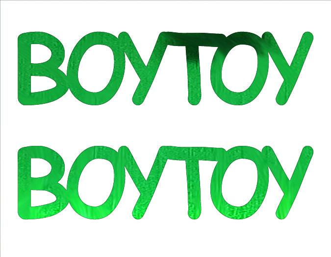 Custom-Buzz Word - BOY TOY Green