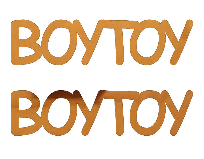 Custom-Buzz Word - BOY TOY Orange