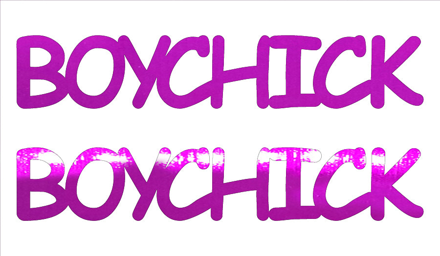 Custom-Buzz Word - BOYCHICK Fuchsia