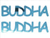 Custom-Buzz Word - BUDDHA Blue Sky