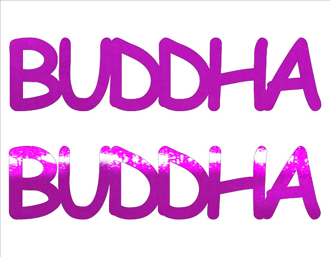 Custom-Buzz Word - BUDDHA Fuchsia