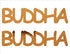 Custom-Buzz Word - BUDDHA Orange