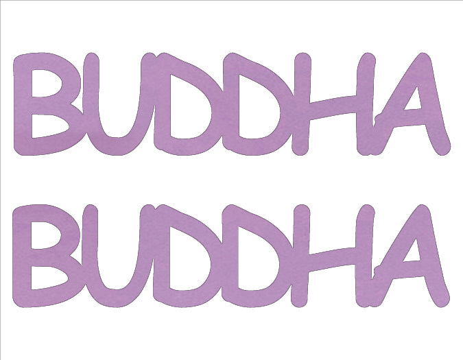 Custom-Buzz Word - BUDDHA Pink