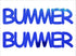 Custom-Buzz Word - BUMMER Blue Royal