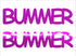 Custom-Buzz Word - BUMMER Fuchsia