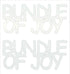 Custom-Buzz Word - BUNDLE OF JOY White