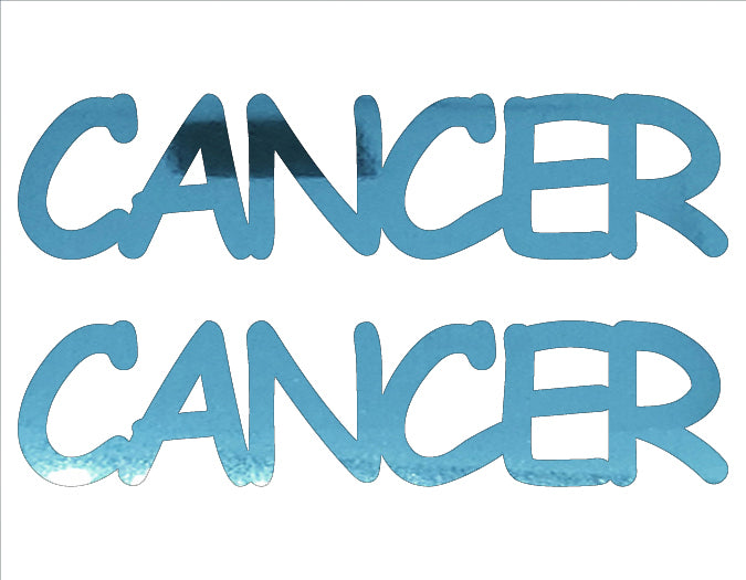 Custom-Buzz Word - CANCER Blue Sky