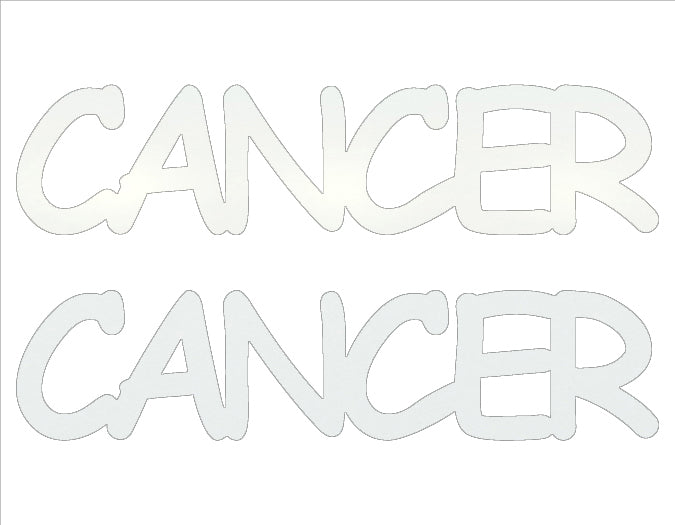 Custom-Buzz Word - CANCER White