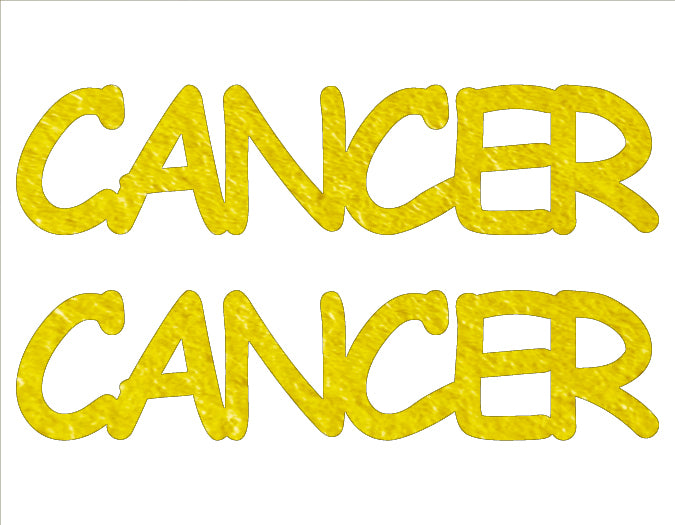 Custom-Buzz Word - CANCER Yellow Paper