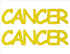 Custom-Buzz Word - CANCER Yellow Paper