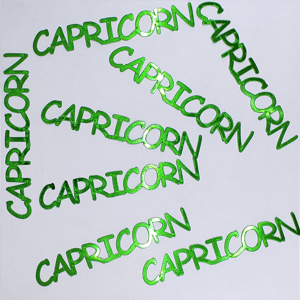 Custom-Buzz Word - CAPRICORN Green