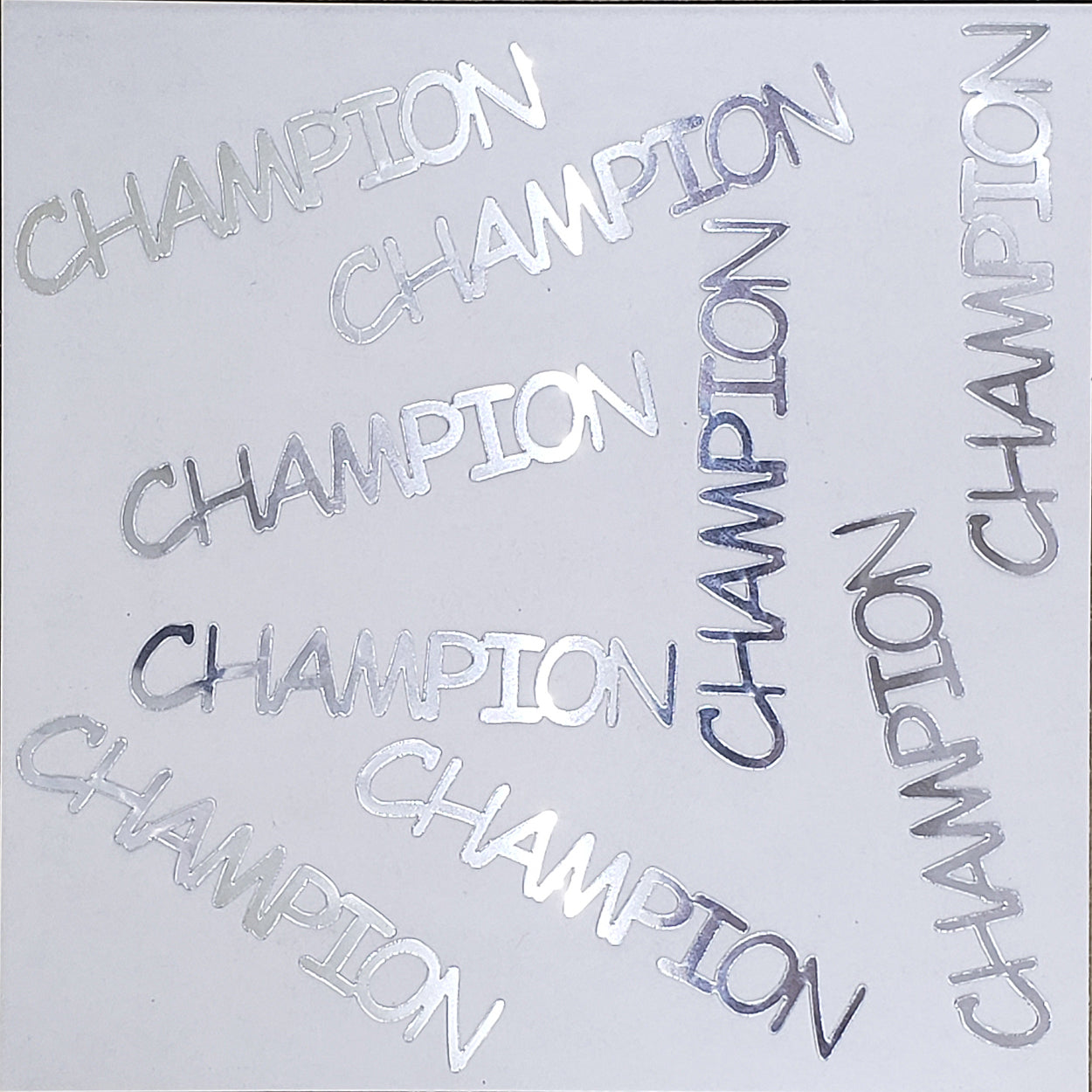 Custom-Buzz Word - CHAMPION