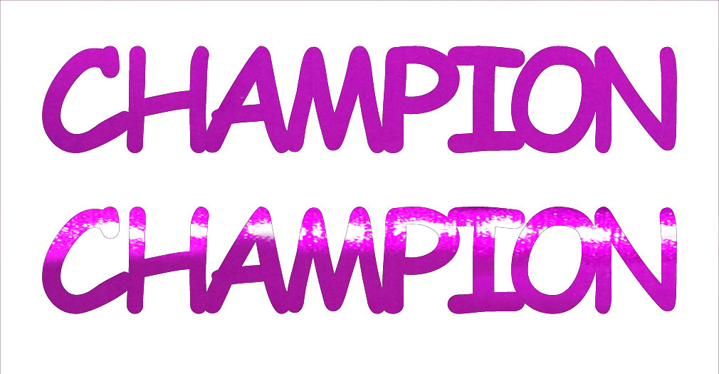 Custom-Buzz Word - CHAMPION Fuchsia